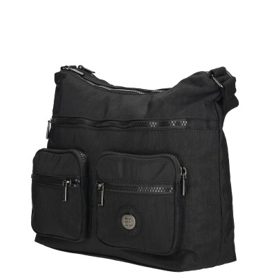 SUZIE 29x11x26cm BLACK, kabelka Enrico Benetti