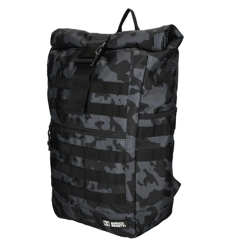 ARIZONA 45x30x15cm, 15", Camouflage Black, batoh Enrico Benetti