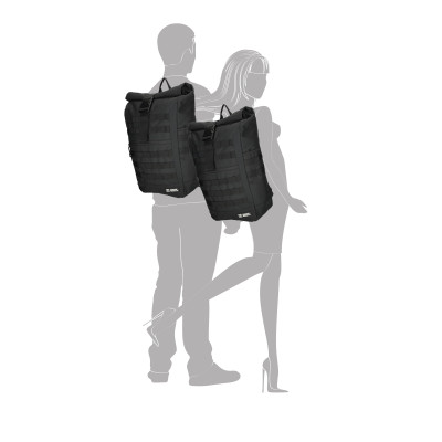 ARIZONA 50x35x15cm, 17", BLACK, batoh Enrico Benetti