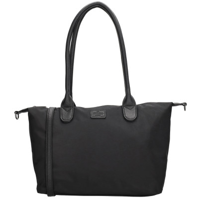 BUCKINGHAM MONO shopper 42x25x15 cm, BLACK, kabelka Charm London