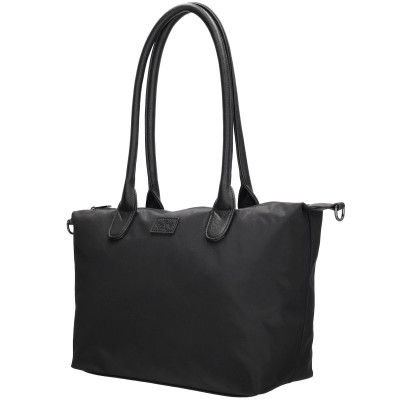 BUCKINGHAM MONO shopper 42x25x15 cm, BLACK, kabelka Charm London