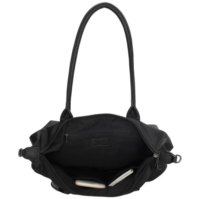 BUCKINGHAM MONO shopper 42x25x15 cm, BLACK, kabelka Charm London