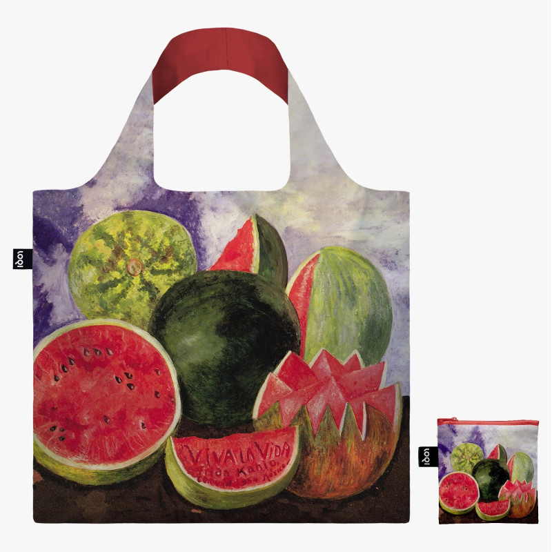 Frida Kahlo: Viva la Vida, Watermelons  - LOQI Recycled Bag, Museum Collection