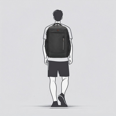 BERLIN 31 litrů 17" černá, batoh Enrico Benetti