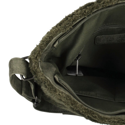 kabelka TEDDY 25x11x28 cm olive, Enrico Benetti