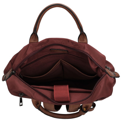 BUCKINGHAM 40x28x13 cm, burgundy, batoh Enrico Benetti