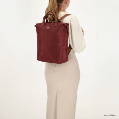 BUCKINGHAM 40x28x13 cm, burgundy, batoh Enrico Benetti