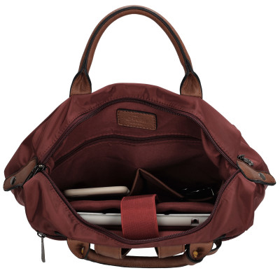 BUCKINGHAM 40x28x13 cm, burgundy, batoh Enrico Benetti