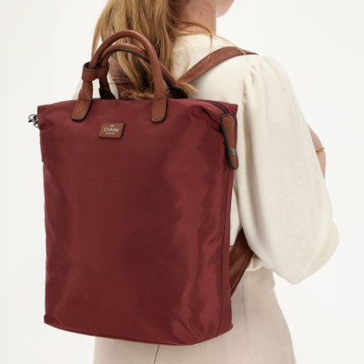 BUCKINGHAM 40x28x13 cm, burgundy, batoh Enrico Benetti