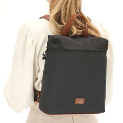 BUCKINGHAM 29x26x8 cm, black, batoh Enrico Benetti