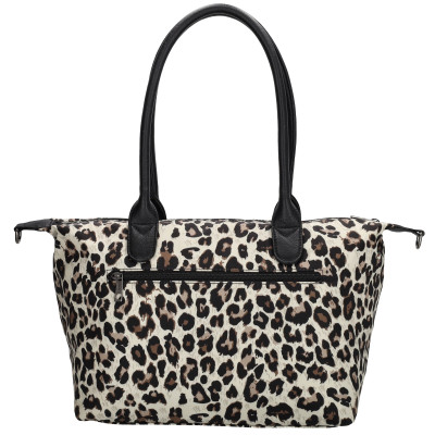 BUCKINGHAM shopper 42x25x15 cm, leopard beige, kabelka Charm London