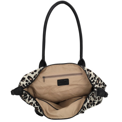 BUCKINGHAM shopper 42x25x15 cm, leopard beige, kabelka Charm London