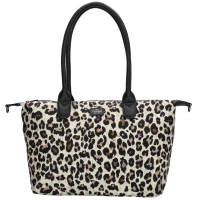 BUCKINGHAM shopper 42x25x15 cm, leopard beige, kabelka Charm London