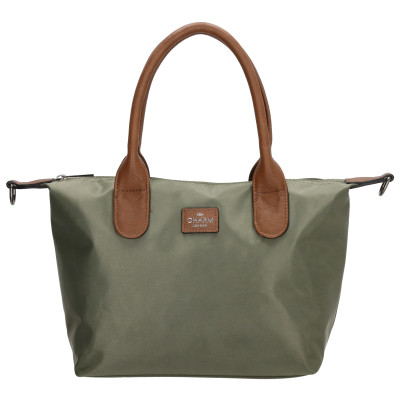 BUCKINGHAM kabelka 30x20x11 cm, oliv, kabelka Charm London