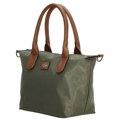 BUCKINGHAM kabelka 30x20x11 cm, oliv, kabelka Charm London