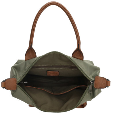 BUCKINGHAM kabelka 30x20x11 cm, oliv, kabelka Charm London