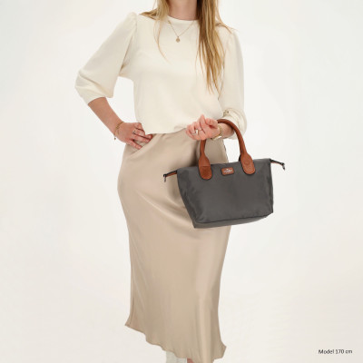 BUCKINGHAM kabelka 30x20x11 cm, grey, kabelka Charm London