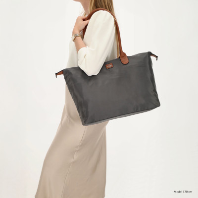 BUCKINGHAM bussines 51x33x14 cm, grey, kabelka Charm London