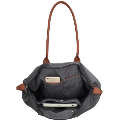 BUCKINGHAM bussines 51x33x14 cm, grey, kabelka Charm London