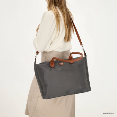 BUCKINGHAM bussines 51x33x14 cm, grey, kabelka Charm London