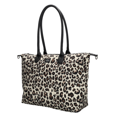 BUCKINGHAM bussines 51x33x14 cm, leopard beige, kabelka Charm London