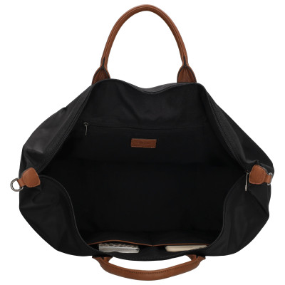 BUCKINGHAM travel 65x36x20 cm, black, cestovní taška Charm London