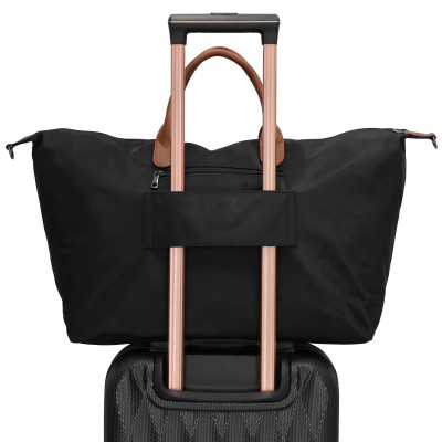 BUCKINGHAM travel 65x36x20 cm, black, cestovní taška Charm London