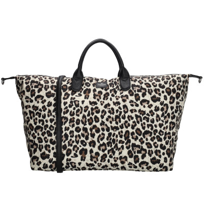 BUCKINGHAM travel 65x36x20 cm, leopard beige, cestovní taška Charm London