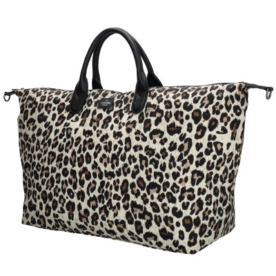 BUCKINGHAM travel 65x36x20 cm, leopard beige, cestovní taška Charm London
