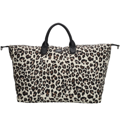 BUCKINGHAM travel 65x36x20 cm, leopard beige, cestovní taška Charm London
