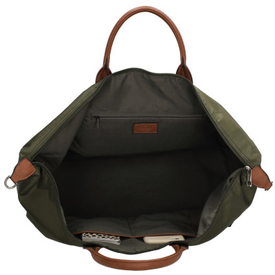 BUCKINGHAM travel 65x36x20 cm, olive, cestovní taška Charm London