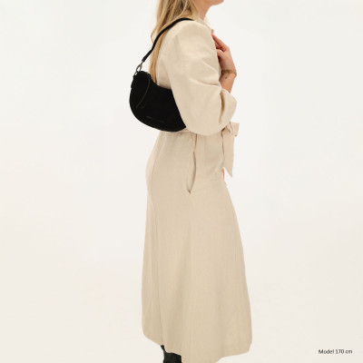 BRAZOS 22x16x5cm, black, kožená kabelka Hide&Stitches