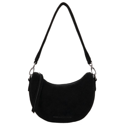 BRAZOS 22x16x5cm, black, kožená kabelka Hide&Stitches