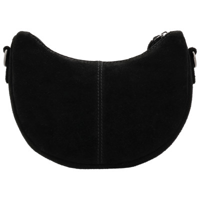 BRAZOS 22x16x5cm, black, kožená kabelka Hide&Stitches