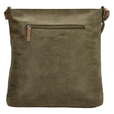 BRUNETE 30x28x7cm olive, kabelka Beagles