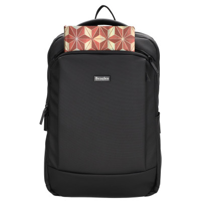 NARA 15.6" 46x32x14 cm, black, batoh Beagles