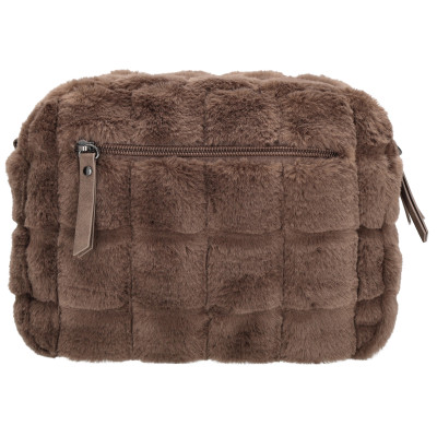 MILOU kabelka 21x18x9cm dark taupe, Zebra Trends