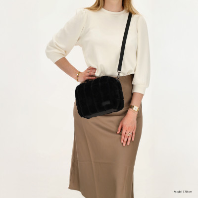 MILOU kabelka 21x18x9cm black Zebra Trends