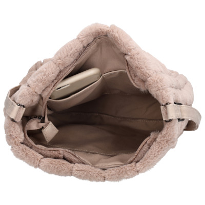 MILOU kabelka 28x26x12cm light taupe, Zebra Trends