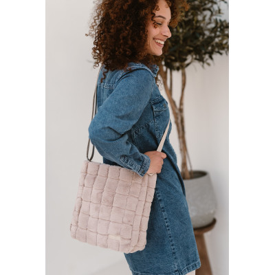 MILOU kabelka 28x26x12cm light taupe, Zebra Trends