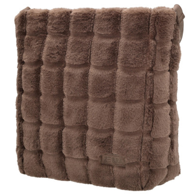 MILOU kabelka 28x26x12cm dark taupe, Zebra Trends