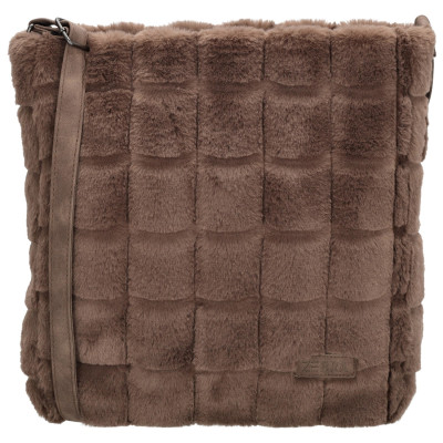 MILOU kabelka 28x26x12cm dark taupe, Zebra Trends
