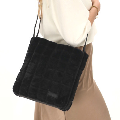 MILOU kabelka 28x26x12cm black, Zebra Trends