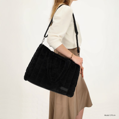 MILOU taška 39x32x11cm black, Zebra Trends