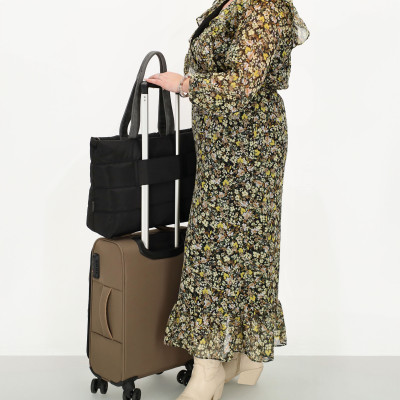 ELSKE 13.5" 40x13x30 cm black, kabelka Zebra Trends