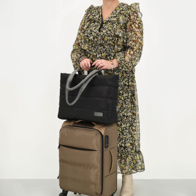 ELSKE 13.5" 40x13x30 cm black, kabelka Zebra Trends