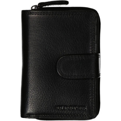 Old River 12x9cm, black, kožená peněženka dámská
