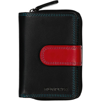 Old River 12x9cm, multicolor, kožená peněženka dámská