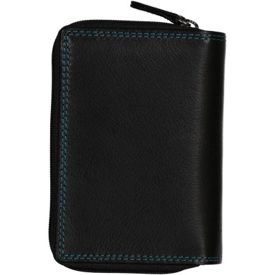 Old River 12x9cm, multicolor, kožená peněženka dámská