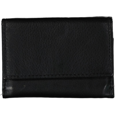 mini peněženka 9.5x7cm, black, kůže